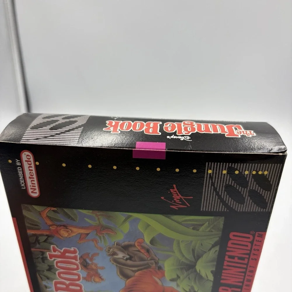 Disney's The Jungle Book SNES 1994 Box Only And Inserts & Poster Super Nintendo